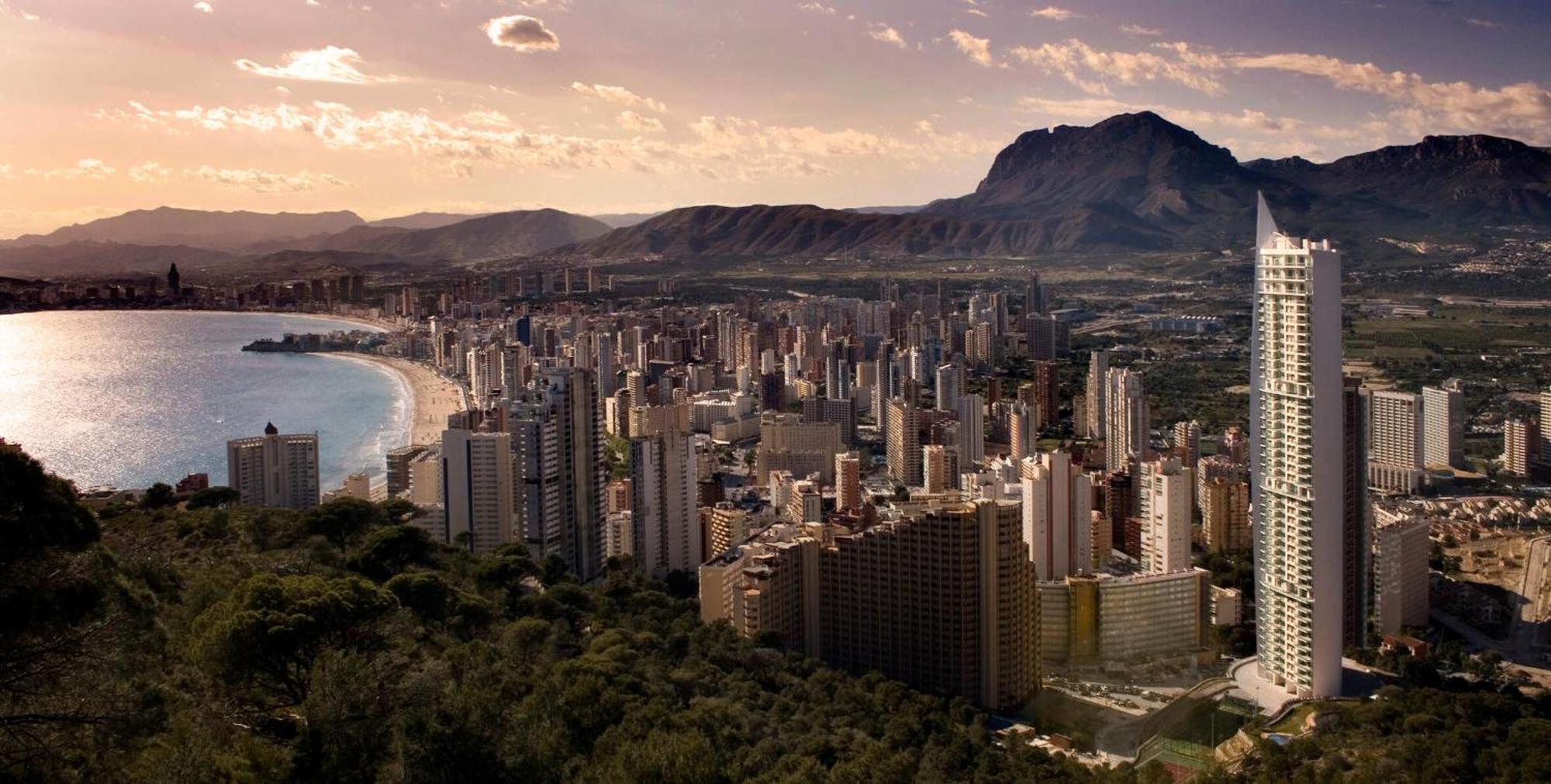 Skyscraper Apartment With Panoramic Views - Floor 38 Benidorm Eksteriør bilde