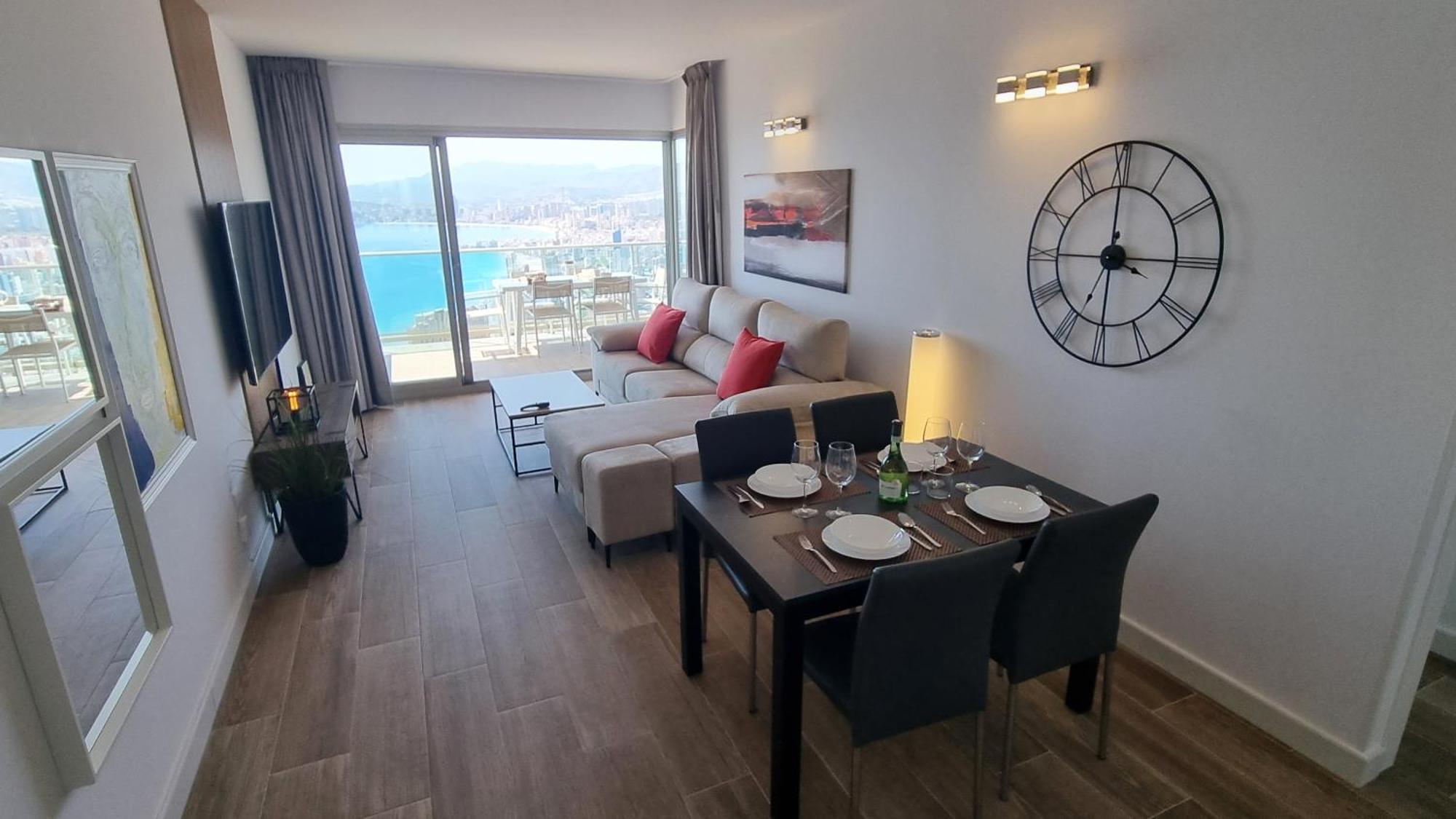Skyscraper Apartment With Panoramic Views - Floor 38 Benidorm Eksteriør bilde