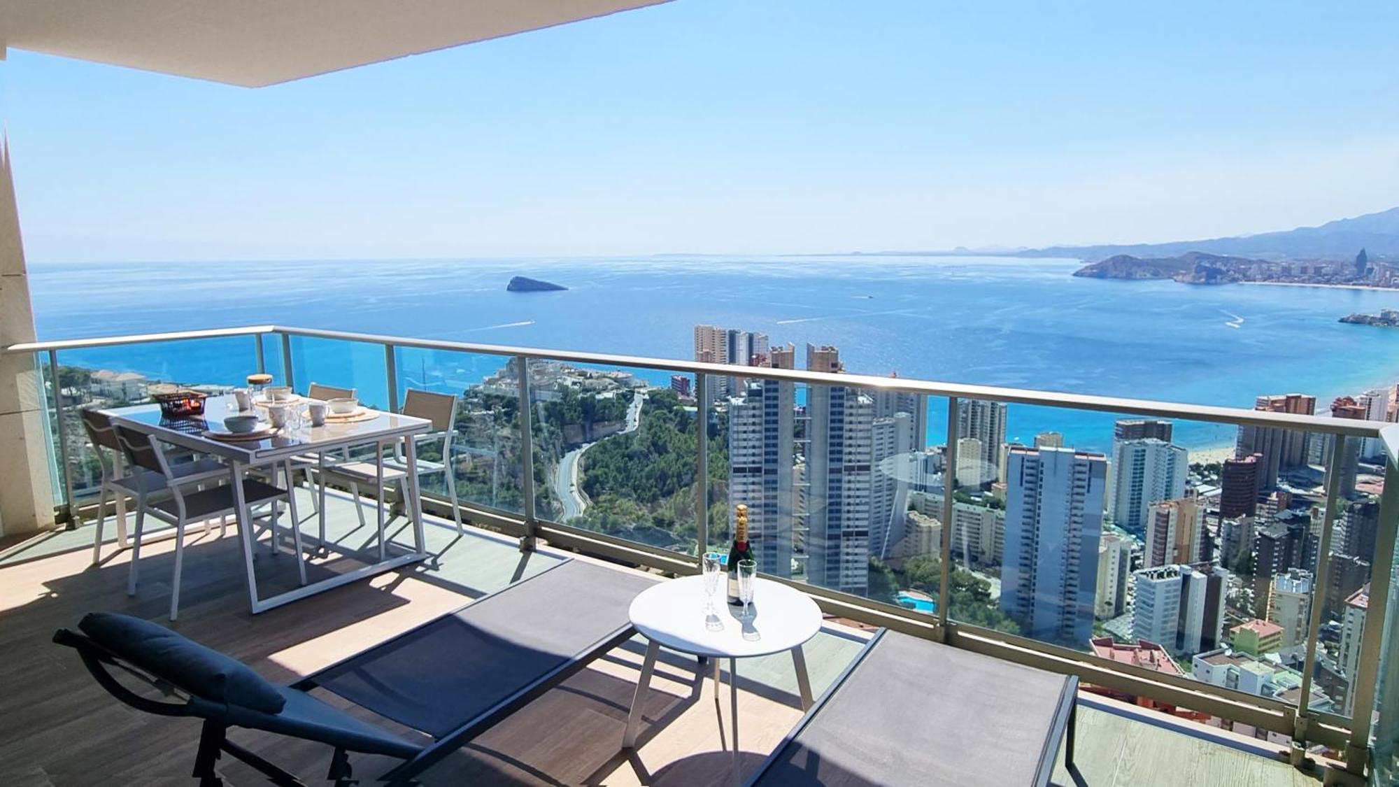 Skyscraper Apartment With Panoramic Views - Floor 38 Benidorm Eksteriør bilde